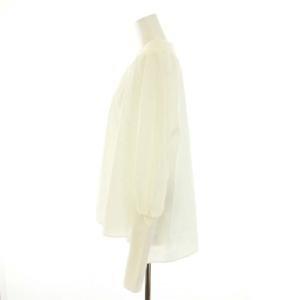 Lois CRAYON 21AW シャツ ブラウス 長袖 コットン タグ付き M 白 ホワイト