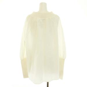 Lois CRAYON 21AW シャツ ブラウス 長袖 コットン タグ付き M 白 ホワイト