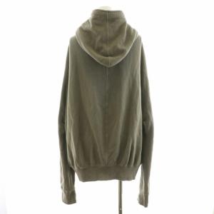 Deuxieme Classe ジップアップパーカー ダブルジップ ルーズ袖 長袖 カーキ