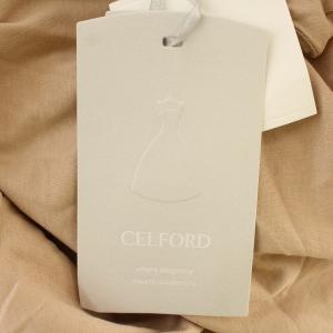 CELFORD 20AW カシュクール ワンピース ロング 長袖 38 M ベージュ