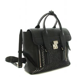 3.1 phillip lim パシュリ Pashli ハンドバッグ ショルダーバッグ 2way レザー 黒 ブラック シルバー