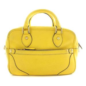 J&M DAVIDSON ベイビーミア BABY MIA ショルダーバッグ ハンド 2WAY レザー イエロー