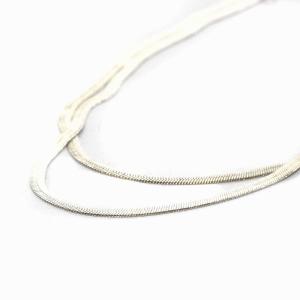 ADORE ネックレス スネークチェーン シルバー色
