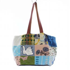 mina perhonen piece bag トートバッグ ハンドバッグ パッチワーク マルチカラー pi0001