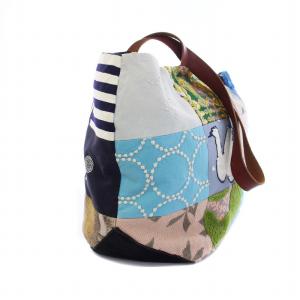 mina perhonen piece bag トートバッグ ハンドバッグ パッチワーク マルチカラー pi0001