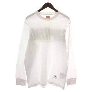 Supreme 19AW Trademark L/S Top Tシャツ カットソー ホワイト