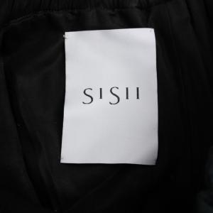 sisii クロップドパンツ ワイドパンツ スエード XS 黒 ブラック
