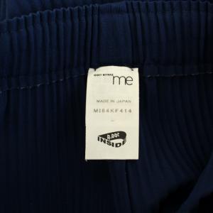 me ISSEY MIYAKE エイポックインサイド A-POC INSIDE ワイドパンツ プリーツパンツ イージーパンツ 紺 ネイビー MI84KF414