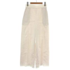 23SS マリンデニム風ワイドパンツ イージー 36 S 白 ホワイト YR2222-027SP-2 /NW23