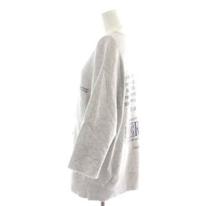 AMERICANA 21AW アパルトモン 別注 ハーフスリーブロゴスウェット Halfsleeve Logo Sweat トレーナー 七分袖