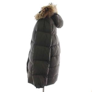 MONCLER バレンタイン VALENTINE ダウンジャケット フード ファー ジップアップ スタンドカラー 0 S ダークブラウン 49353/97/68959