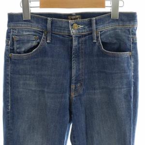 MOTHER INSIDER ANKLE STEP FRAY デニムパンツ ジーンズ スリム カットオフ 刺繍 27 XS 青 ブルー インディゴ