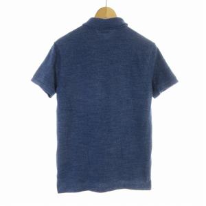 POLO RALPH LAUREN CUSTOM SLIM FIT ポロシャツ ロゴ 刺繍 半袖 S P 紺 ネイビー