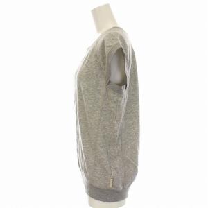 MONCLER MAGLIA GIROCOLLO ノースリーブ スウェット トレーナー S グレー