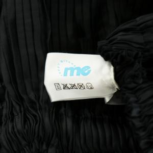 me ISSEY MIYAKE ワイドパンツ プリーツ ブラック MI53FF331