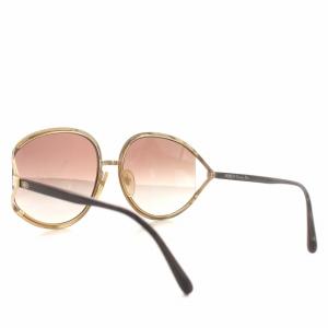 Christian Dior サングラス 2475 眼鏡 レディース 6218 黒 茶 ゴールド
