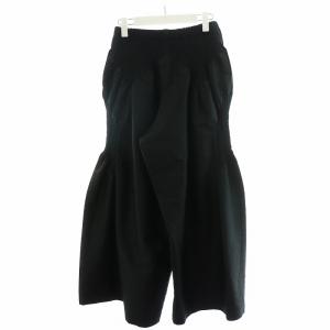 ISSEY MIYAKE ワイドパンツ イージーパンツ プリーツ切替 2 ブラック