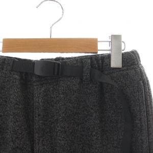 GRAMiCCi クライミングパンツ ジョガー イージー ベルト ジップフライ ニット M グレー