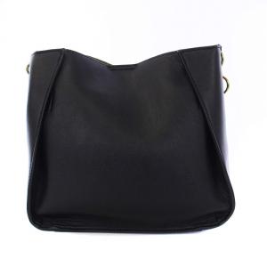 STELLA McCARTNEY MOSS ステラロゴ ショルダーバッグ ブラック