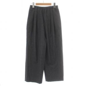 ENFOLD 23AW ストレートワイドパンツ STRAIGHT-WIDE PANTS イージー ハイウエスト グレンチェック タック 36