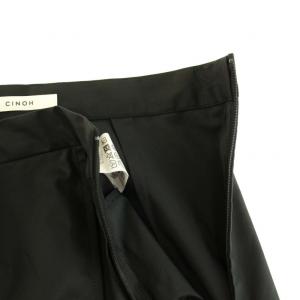 CINOH 23SS スピーマC/PE/PUアシンメトリックパンツ SUPIMA C/PE/PU ASYMMETRIC PANTS デザインパンツ