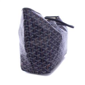 GOYARD サンルイPM トートバッグ ハンドバッグ 総柄 ポーチ付き ネイビー