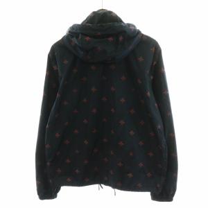 GUCCI Bee Star Nylon Jacket 48 ボルドー ネイビー