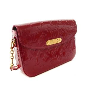 LOUIS VUITTON ヴェルニ ロデオドライブ ポムダムール ショルダーバッグ 2way レッド M93599
