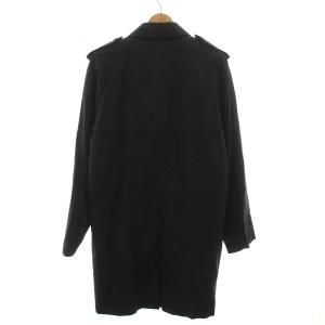 PAUL SMITH シングル トレンチコート ロング ライナー付き アウター XL 黒 ブラック