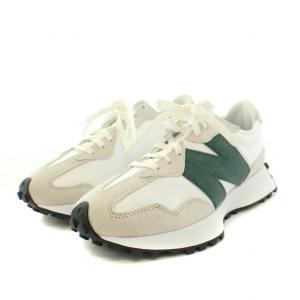 New Balance WS327DC スニーカー シューズ レザー スエード US7 ホワイト