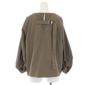 ADORE メモリーグログランブラウス シャツ 長袖 クルーネック 38 M カーキ 531-0110023