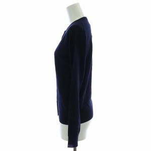 OLD ENGLAND タグ付き ニットカーディガン 長袖 36 S 紺 ネイビー