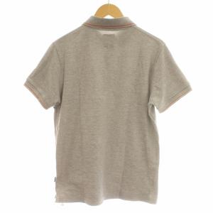 MARK&LONA ポロシャツ 半袖 鹿の子 L グレー