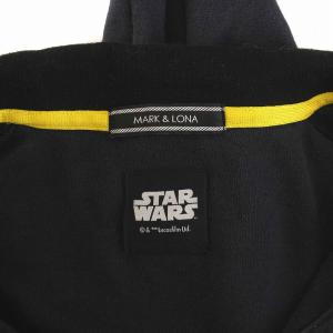 MARK&LONA スターウォーズ STAR WARS ポロシャツ ワッペン ロゴ スカル 半袖 M 紺 ネイビー