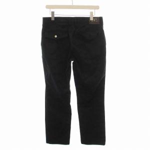 MARK&LONA 迷彩柄 パンツ ストレート カモフラ スカル L 黒 ブラック 紺 茶