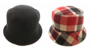 BLUE LABEL CRESTBRIDGE 22AW リバーシブル バケットハット ハット チェック 黒 赤