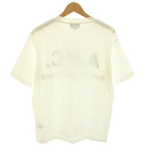 A.P.C. 23SS エディフィス EDIFICE別注 ロゴプリントオーバーサイズTシャツ カットソー クルーネック 半袖 XS 白 ホワイト
