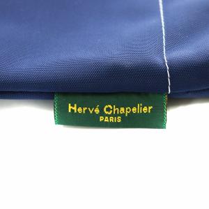 Hervé Chapelier 舟形 トートバッグ ハンドバッグ ナイロン 紺 ネイビー 6027/N