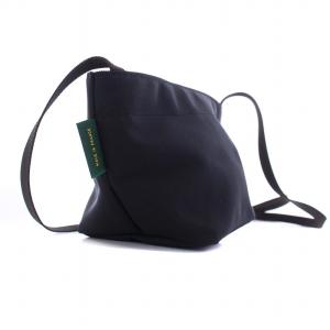 Hervé Chapelier タグ付き ナイロン舟型ショルダーバッグXS ノワール ポシェット 黒 ブラック 1927N