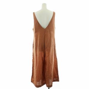 MYLAN 20SS Color Linen Conbinaison オールインワン サロペット リネン 麻 シルク混 絹混 F 茶 ブラウン
