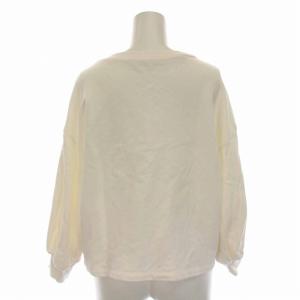 GRACE CONTINENTAL 23SS ビジュートレーナー スウェット ハート 長袖 36 S 白 ホワイト