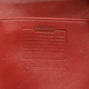 COACH オールド ショルダーバッグ レザー 赤 レッド 9966