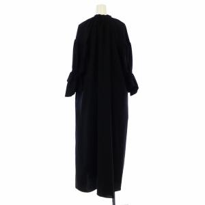 ENFOLD 23SS DESIGN-CUFF DRESS ワンピース キャンディスリーブ 七分袖 リボン 36