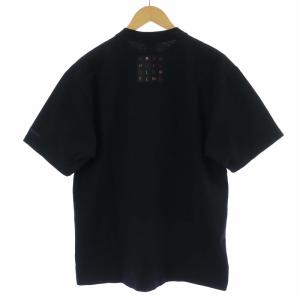 Back Channel タグ付き Tシャツ カットソー イラストプリント 半袖 L 黒 ブラック