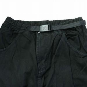 GRAMiCCi クライミングパンツ テーパード ロゴ刺繍 M 黒 ブラック