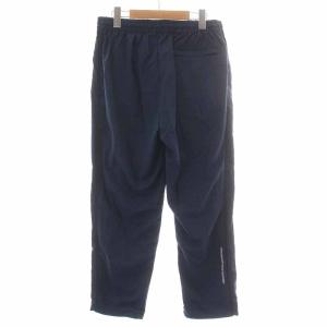 Back Channel トラックパンツ TRACK PANTS イージー ロゴ刺繍 サイドライン L 紺 ネイビー 2323617