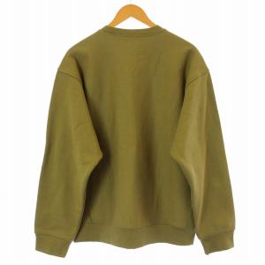 Carhartt 23AW MERICAN SCRIPT SWEAT SHIRT スウェット トレーナー 長袖 裏起毛 クルーネック M カーキ
