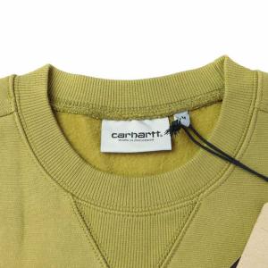 Carhartt 23AW MERICAN SCRIPT SWEAT SHIRT スウェット トレーナー 長袖 裏起毛 クルーネック M カーキ