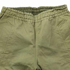 MHL. SANFORISED COTTON DRILLパンツ イージー ストレート 1 S カーキ