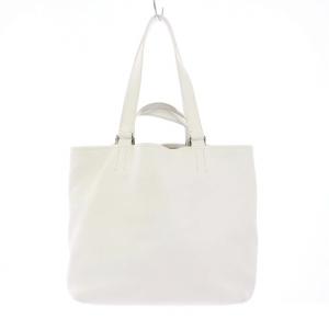 HIROFU トートバッグ ハンドバッグ 2WAY レザー 白 ホワイト